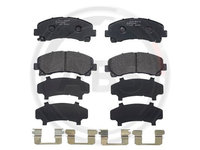 Set placute frana,frana disc punte fata (P34007 ABS) CHEVROLET,HOLDEN,ISUZU,ISUZU (JIANGXI)