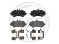 Set placute frana,frana disc punte fata (P50036 ABS) MERCEDES-BENZ