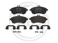 Set placute frana,frana disc punte fata (P50067 ABS) MERCEDES-BENZ,MERCEDES-BENZ (BBDC)