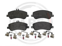 Set placute frana,frana disc punte fata (P50086 ABS) MERCEDES-BENZ,MERCEDES-BENZ (BBDC)