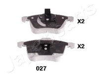 Set placute frana,frana disc punte fata (PA027AF JAPANPARTS) CADILLAC,OPEL,SAAB