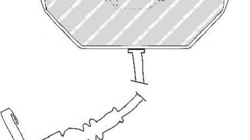 Set placute frana, frana disc punte fata SEAT