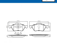 Set placute frana,frana disc punte fata (VKBP80127 SKF) RENAULT