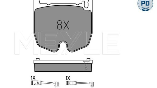 Set placute frana,frana disc punte fata (0252