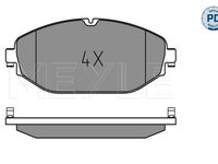 Set placute frana,frana disc punte fata (0252207619PD MEYLE) MERCEDES-BENZ