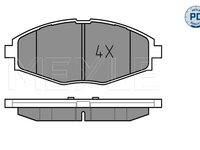 Set placute frana,frana disc punte fata (0252324117PD MEYLE) CHEVROLET,DAEWOO