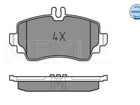 Set placute frana,frana disc punte fata (0252307016 MEYLE) MERCEDES-BENZ