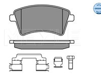 Set placute frana,frana disc punte fata (0252469317 MEYLE) MERCEDES-BENZ