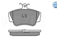 Set placute frana,frana disc punte fata (0252121717 MEYLE) VOLVO