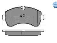 Set placute frana,frana disc punte fata (0252920020 MEYLE) MERCEDES-BENZ,MERCEDES-BENZ (FJDA),VW