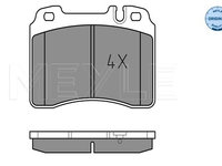 Set placute frana,frana disc punte fata (0252115317 MEYLE) MERCEDES-BENZ