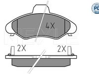 Set placute frana,frana disc punte fata (0252330018PD MEYLE) FORD