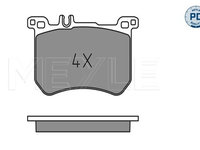 Set placute frana,frana disc punte fata (0252518317PD MEYLE) MERCEDES-BENZ