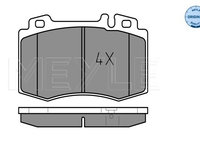 Set placute frana,frana disc punte fata (0252374517 MEYLE) MERCEDES-BENZ