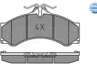 Set placute frana,frana disc punte fata (0252907620 MEYLE) MERCEDES-BENZ,VW