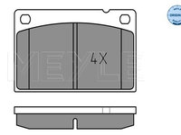 Set placute frana,frana disc punte fata (0252015316 MEYLE) VOLVO