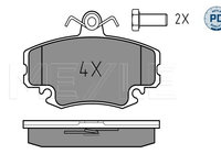 Set placute frana,frana disc punte fata (0252146318PD MEYLE) DACIA,LADA,RENAULT