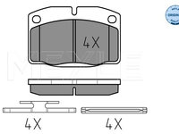 Set placute frana,frana disc punte fata (0252093915 MEYLE) OPEL,VAUXHALL