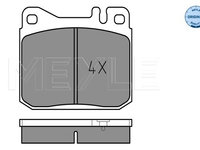 Set placute frana,frana disc punte fata (0252034117 MEYLE) MERCEDES-BENZ