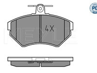 Set placute frana,frana disc punte fata (0252194516PD MEYLE) SEAT,VW