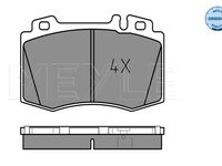 Set placute frana,frana disc punte fata (0252327117 MEYLE) MERCEDES-BENZ