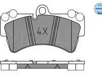 Set placute frana,frana disc punte fata (0252369317 MEYLE) AUDI,PORSCHE,VW