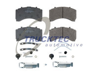 Set placute frana,frana disc puntea spate (0135951 TRUCKTEC) MAN,MERCEDES-BENZ