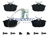 Set placute frana,frana disc puntea spate (0235248 TRUCKTEC) SMART,VOLVO