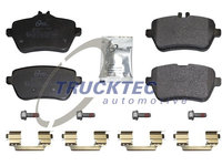 Set placute frana,frana disc puntea spate (0235510 TRUCKTEC) MERCEDES-BENZ