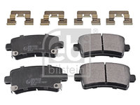 Set placute frana,frana disc puntea spate (116147 FEBI BILSTEIN) CHEVROLET,OPEL,SAAB,VAUXHALL