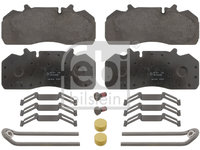 Set placute frana,frana disc puntea spate (16638 FEBI BILSTEIN)