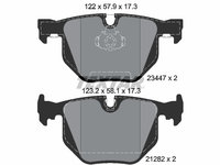 Set placute frana,frana disc puntea spate (2344702 TEXTAR) BMW