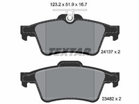 Set placute frana,frana disc puntea spate (2413781 TEXTAR) CADILLAC,CHEVROLET,Citroen,Citroen (DF-PSA),DAIMLER,FENGSHEN,FORD,FORD (CHANGAN),FORD ASIA / OCEANIA,FORD AUSTRALIA,FORD USA,HAIMA (FAW),HOLD