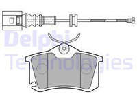 Set placute frana,frana disc puntea spate (LP1815 DELPHI) AUDI,SEAT,SKODA,VW