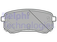 Set placute frana,frana disc puntea spate (LP1976 DELPHI) HYUNDAI,KIA