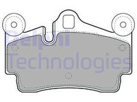 Set placute frana,frana disc puntea spate (LP1998 DELPHI) AUDI,PORSCHE,VW