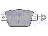 Set placute frana,frana disc puntea spate (LP2486 DELPHI) CHRYSLER,FIAT,LANCIA