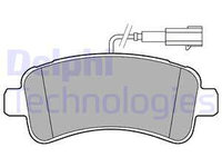 Set placute frana,frana disc puntea spate (LP3185 DELPHI) Citroen,FIAT,OPEL,PEUGEOT,VAUXHALL