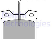 Set placute frana,frana disc puntea spate (LP667 DELPHI) MERCEDES-BENZ,PEUGEOT