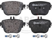 Set placute frana,frana disc puntea spate (P50141 ABS) MERCEDES-BENZ,MERCEDES-BENZ (BBDC)