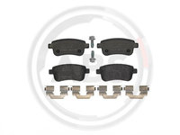 Set placute frana,frana disc puntea spate (P68054 ABS) RENAULT