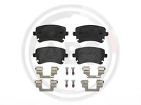 Set placute frana,frana disc puntea spate (P85076 ABS) AUDI,AUDI (FAW),SKODA (SVW),VW