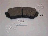 Set placute frana,frana disc puntea spate (PP259AF JAPANPARTS) LEXUS,TOYOTA