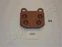 Set placute frana,frana disc puntea spate (PP506AF JAPANPARTS) MASERATI,MITSUBISHI,NISSAN,SUBARU,TOYOTA