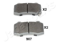 Set placute frana,frana disc puntea spate (PP907AF JAPANPARTS) CHEVROLET,CHRYSLER,JEEP,TESLA