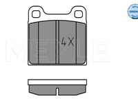 Set placute frana,frana disc puntea spate (0252103515 MEYLE) MERCEDES-BENZ