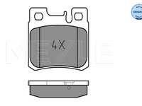 Set placute frana,frana disc puntea spate (0252119715 MEYLE) MERCEDES-BENZ