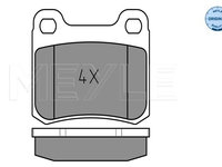 Set placute frana,frana disc puntea spate (0252068715 MEYLE) MERCEDES-BENZ