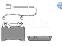 Set placute frana,frana disc puntea spate (0252409717 MEYLE) VW