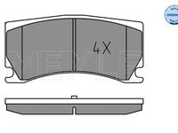 Set placute frana,frana disc puntea spate (0252485115 MEYLE) JAGUAR,PEUGEOT